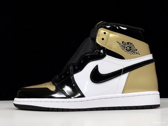 Rep MAX Retro 1 Air High Jordan Glod 861428-007 Toe 0717